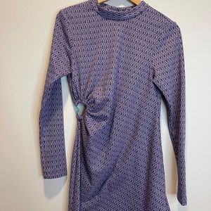 Zara backless, minidress, size large, NEW